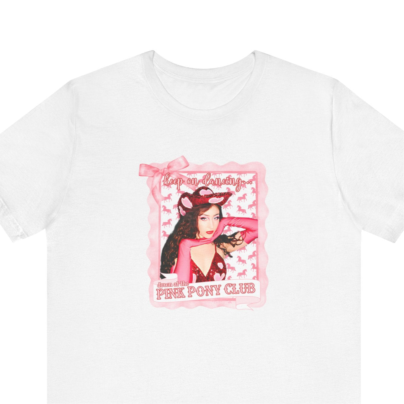 Pink Pony Club - Music Lyrics Unisex Jersey Short Sleeve Tee - Latchkey