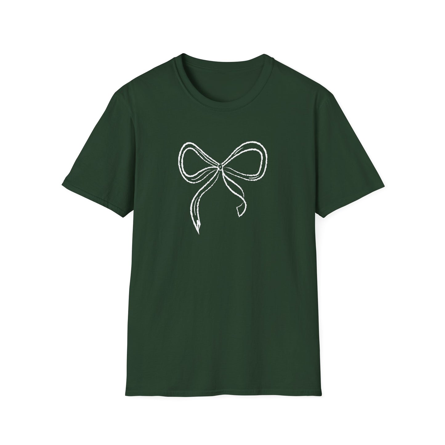 Coquette Bow Softstyle T-Shirt for Valentines and Brides - Latchkey