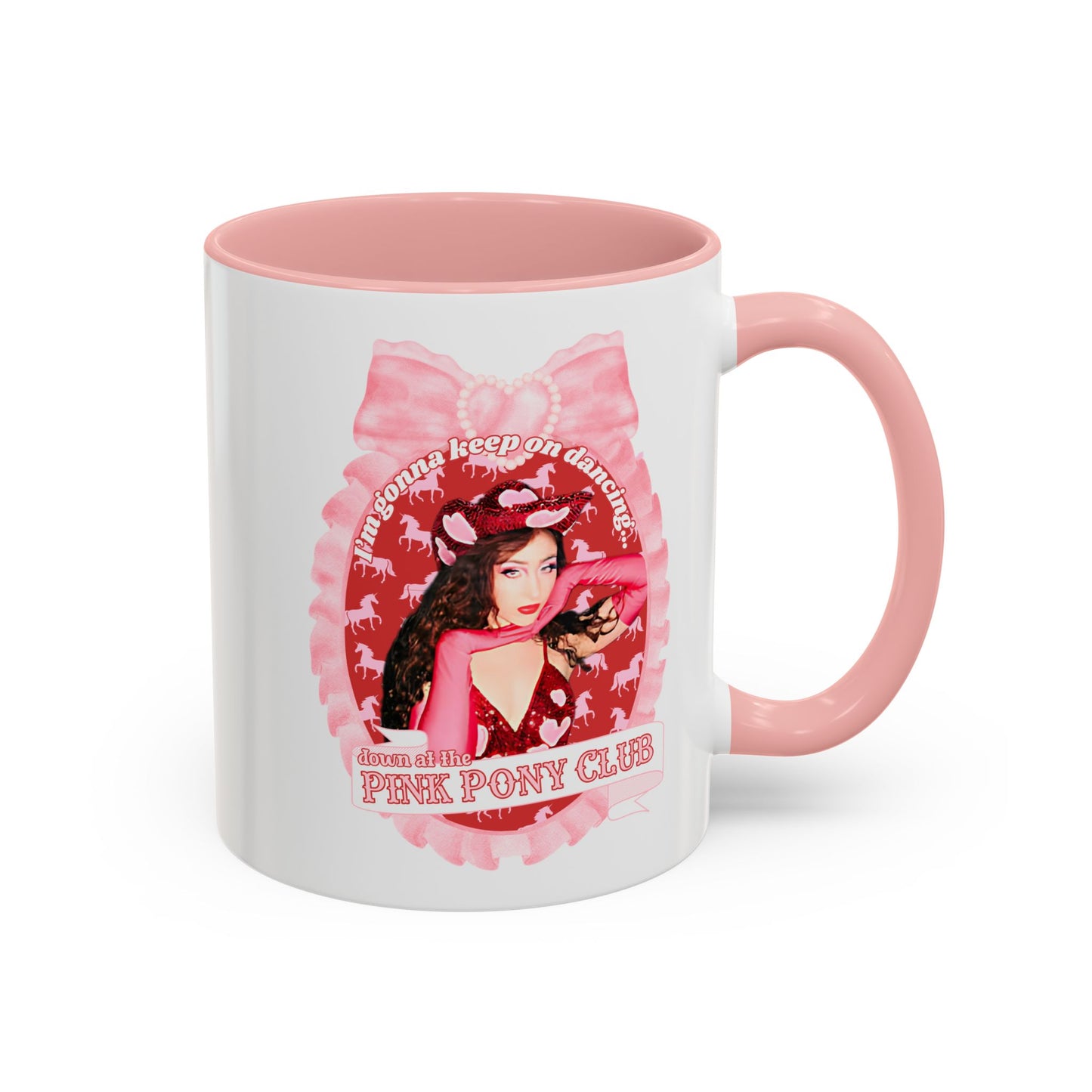 Coffee Mug - Pink Pony Club Lyrics (11 or 15oz) - Latchkey