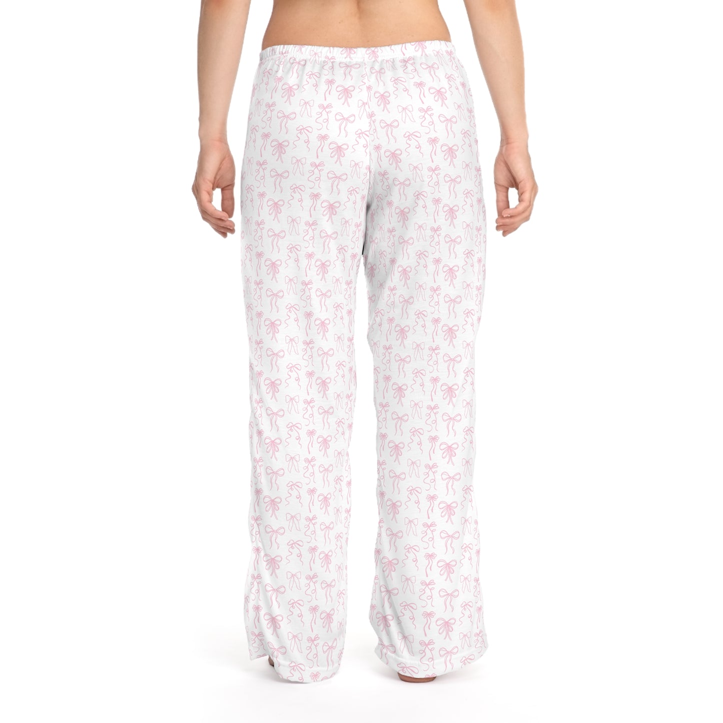 Pretty in Pink Coquette Bow Patterned Women's Pajama Pants - Latchkey