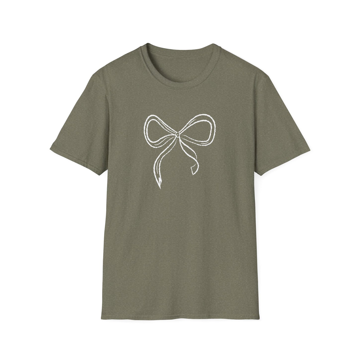 Coquette Bow Softstyle T-Shirt for Valentines and Brides - Latchkey