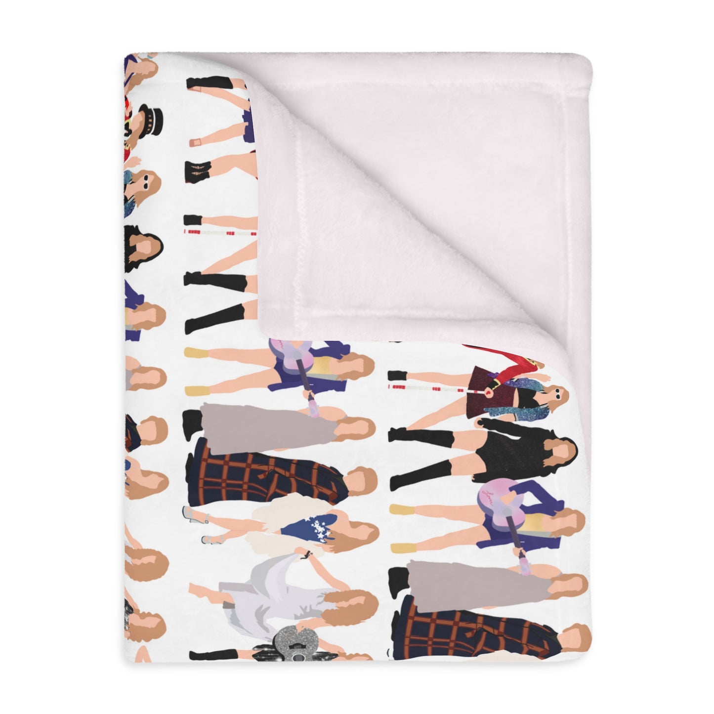 Taylor Eras Velveteen Minky Blanket (Two-sided print) - Latchkey
