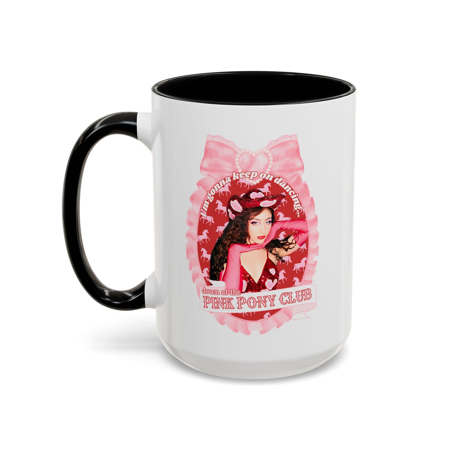 Coffee Mug - Pink Pony Club Lyrics (11 or 15oz) - Latchkey