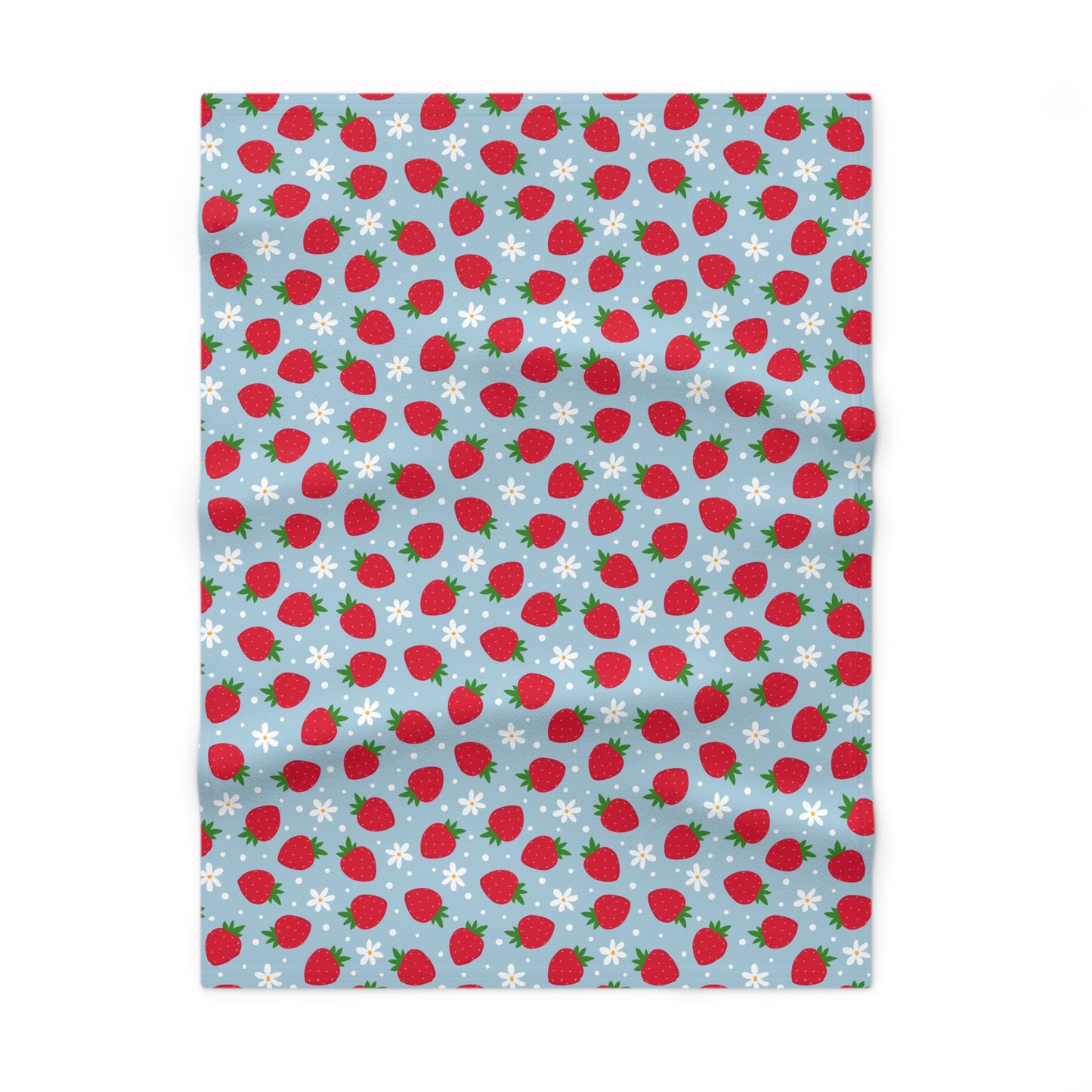 Berry Sweet Daisy Soft Fleece Baby Blanket - Latchkey