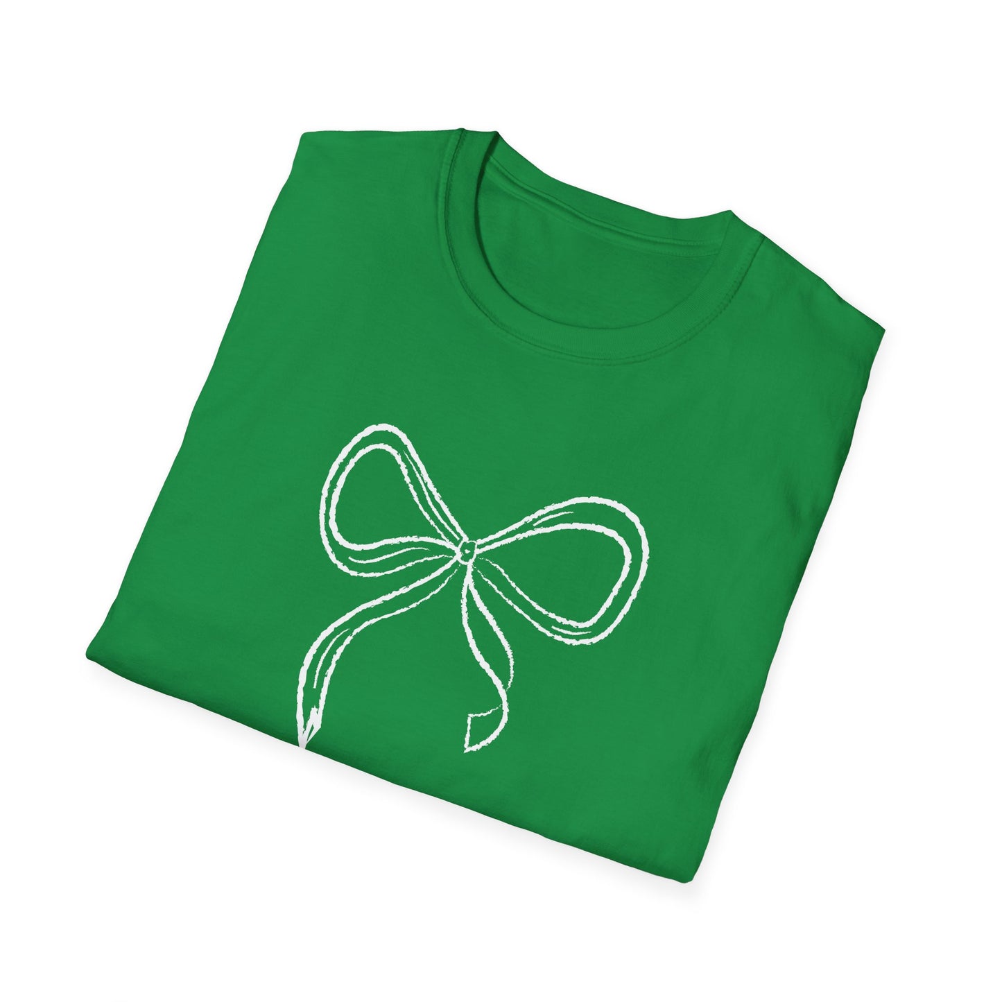 Coquette Bow Softstyle T-Shirt for Valentines and Brides - Latchkey