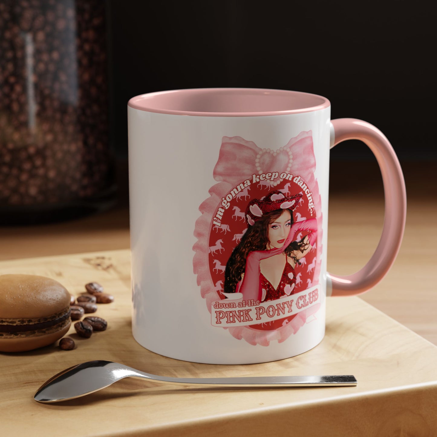 Coffee Mug - Pink Pony Club Lyrics (11 or 15oz) - Latchkey