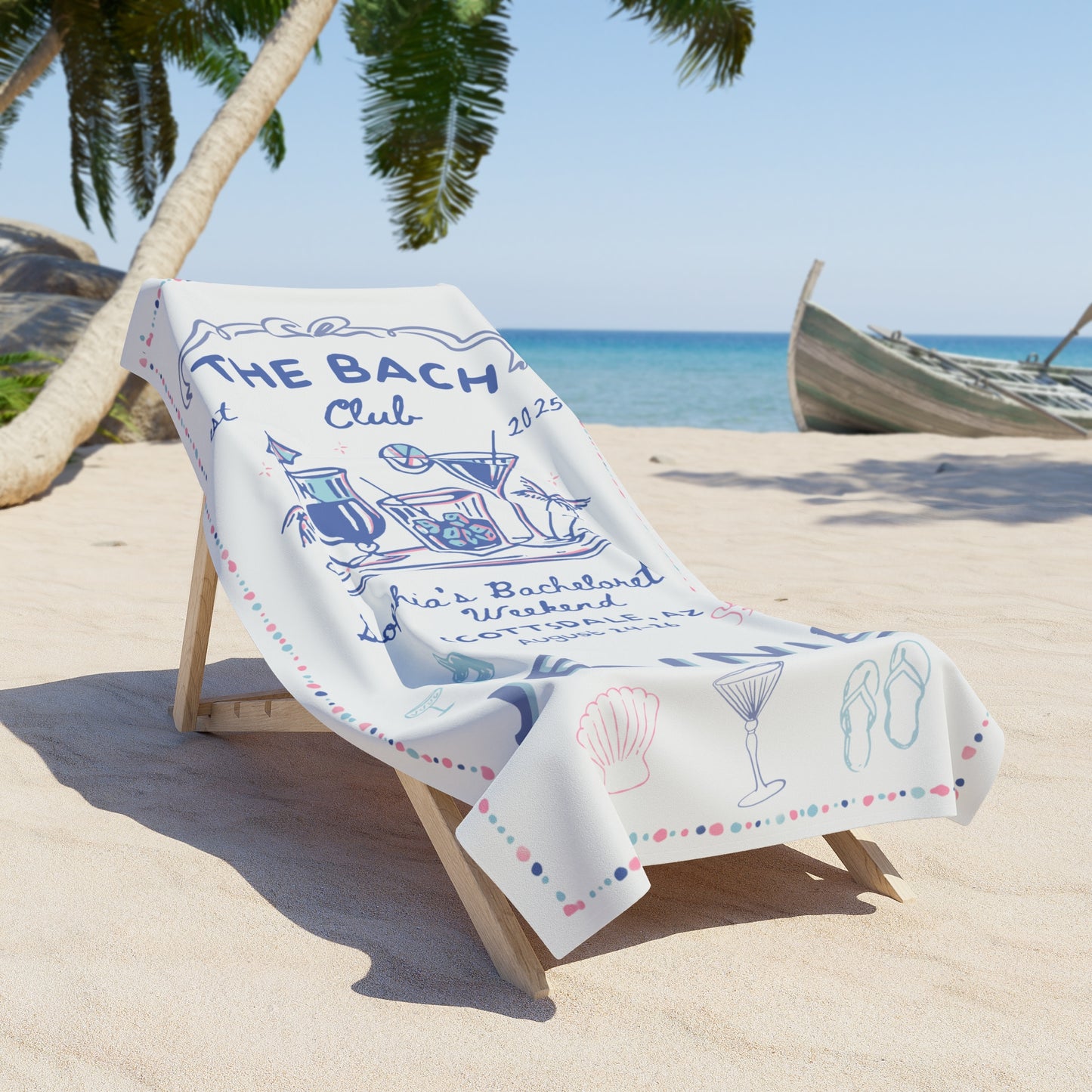 CUSTOM Bach Club Beach Towel - Latchkey