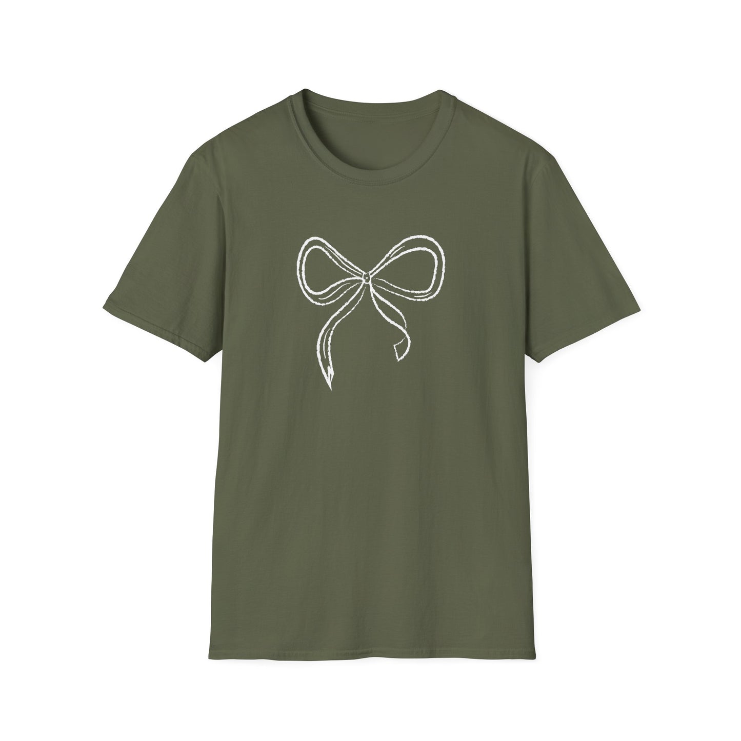 Coquette Bow Softstyle T-Shirt for Valentines and Brides - Latchkey