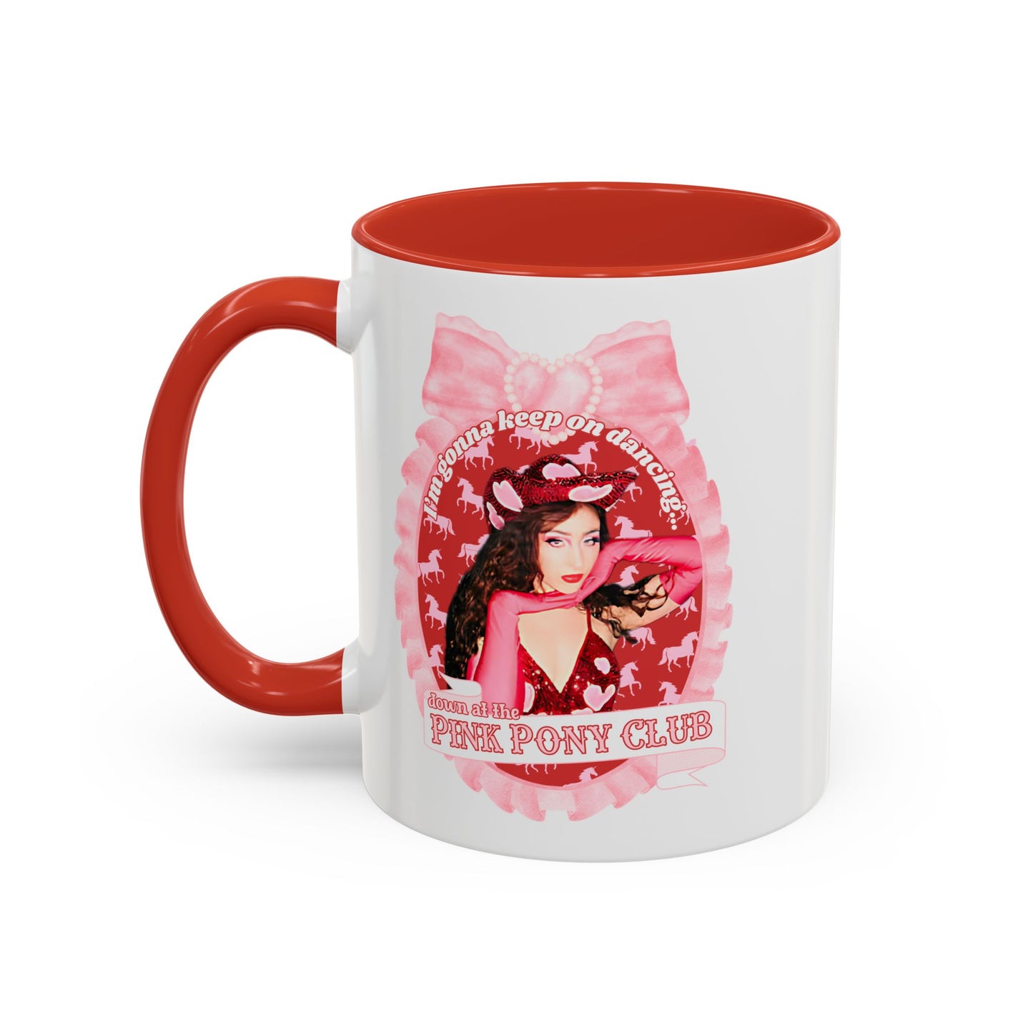 Coffee Mug - Pink Pony Club Lyrics (11 or 15oz) - Latchkey
