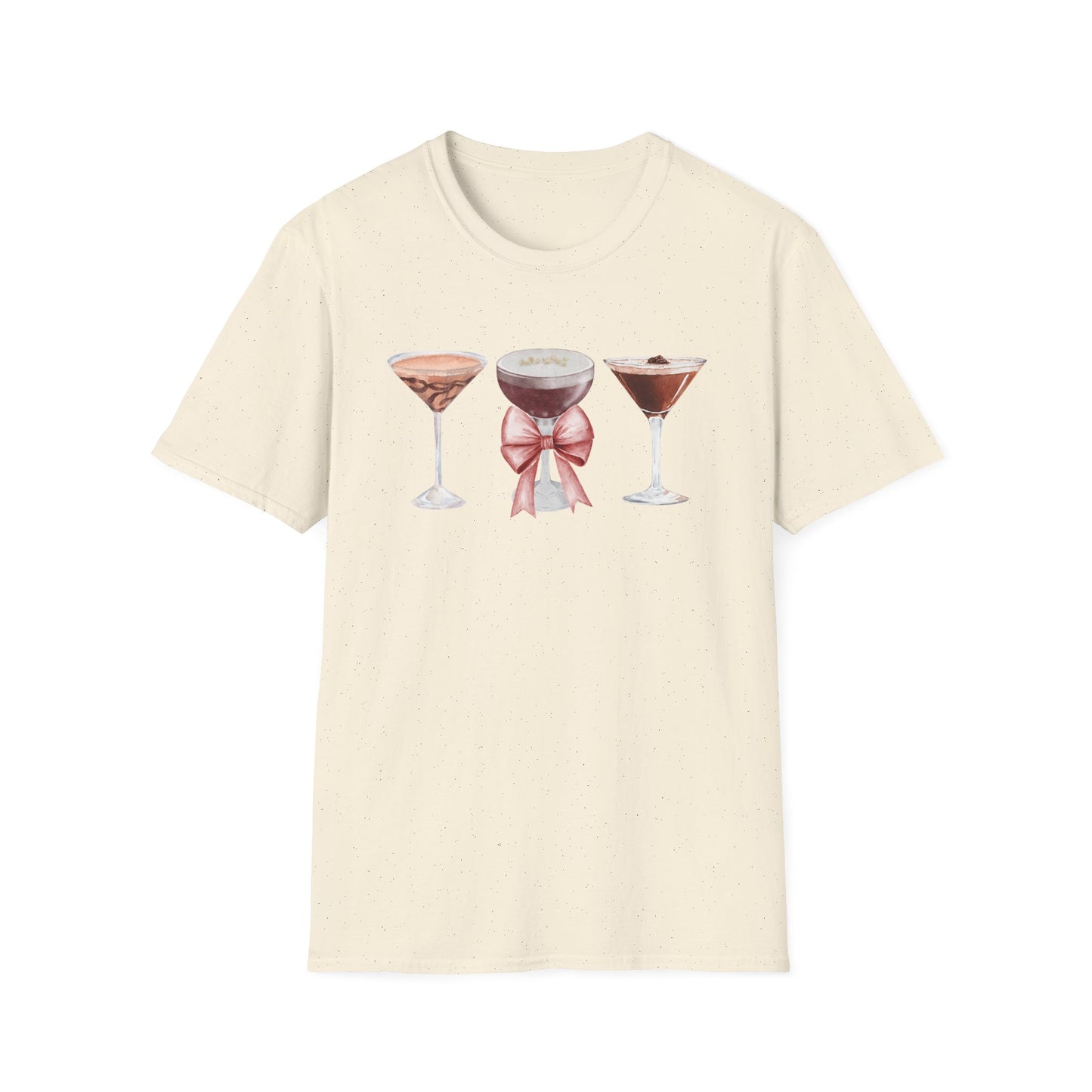 Espresso Martini Coquette Bow Softstyle T-Shirt - Latchkey