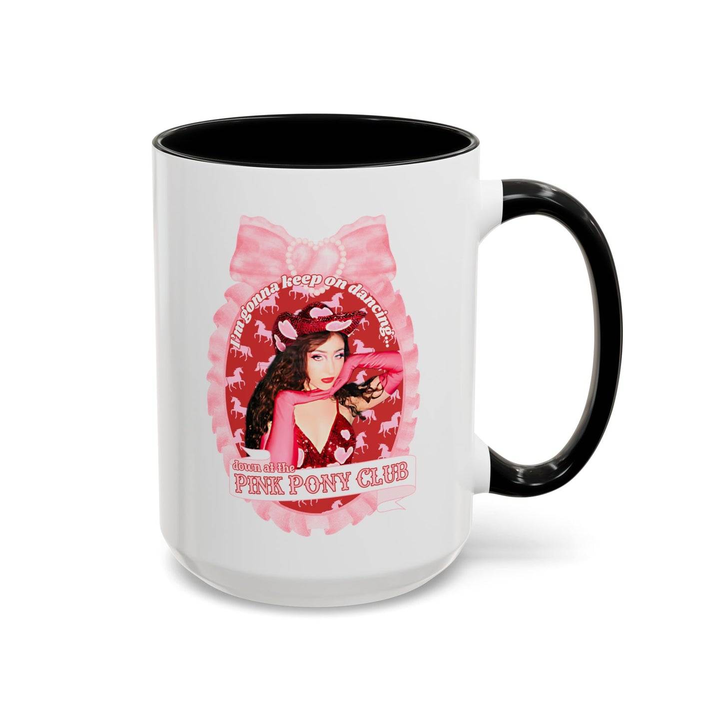 Coffee Mug - Pink Pony Club Lyrics (11 or 15oz) - Latchkey