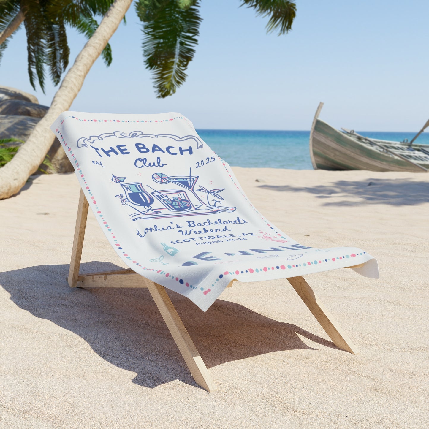 CUSTOM Bach Club Beach Towel - Latchkey