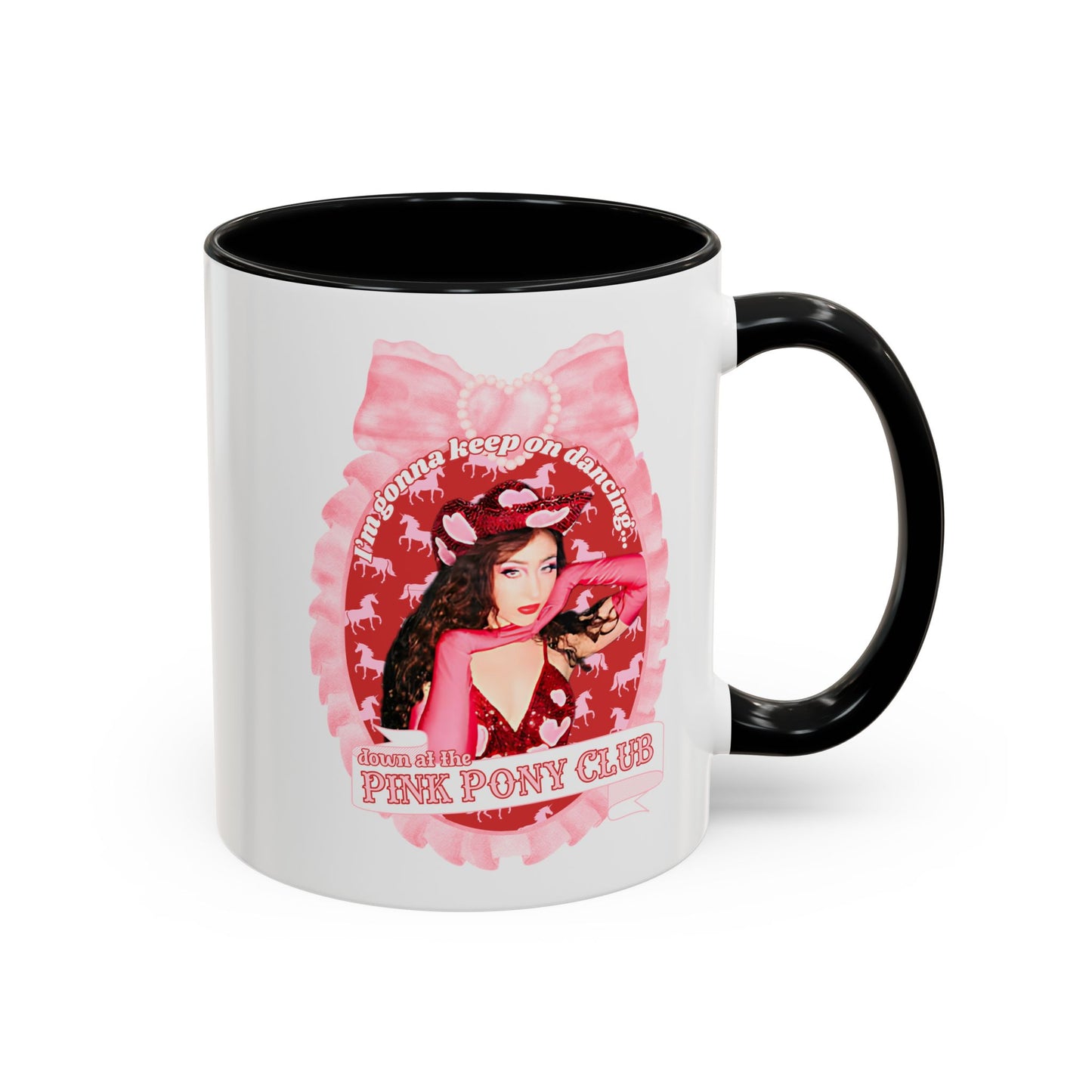 Coffee Mug - Pink Pony Club Lyrics (11 or 15oz) - Latchkey
