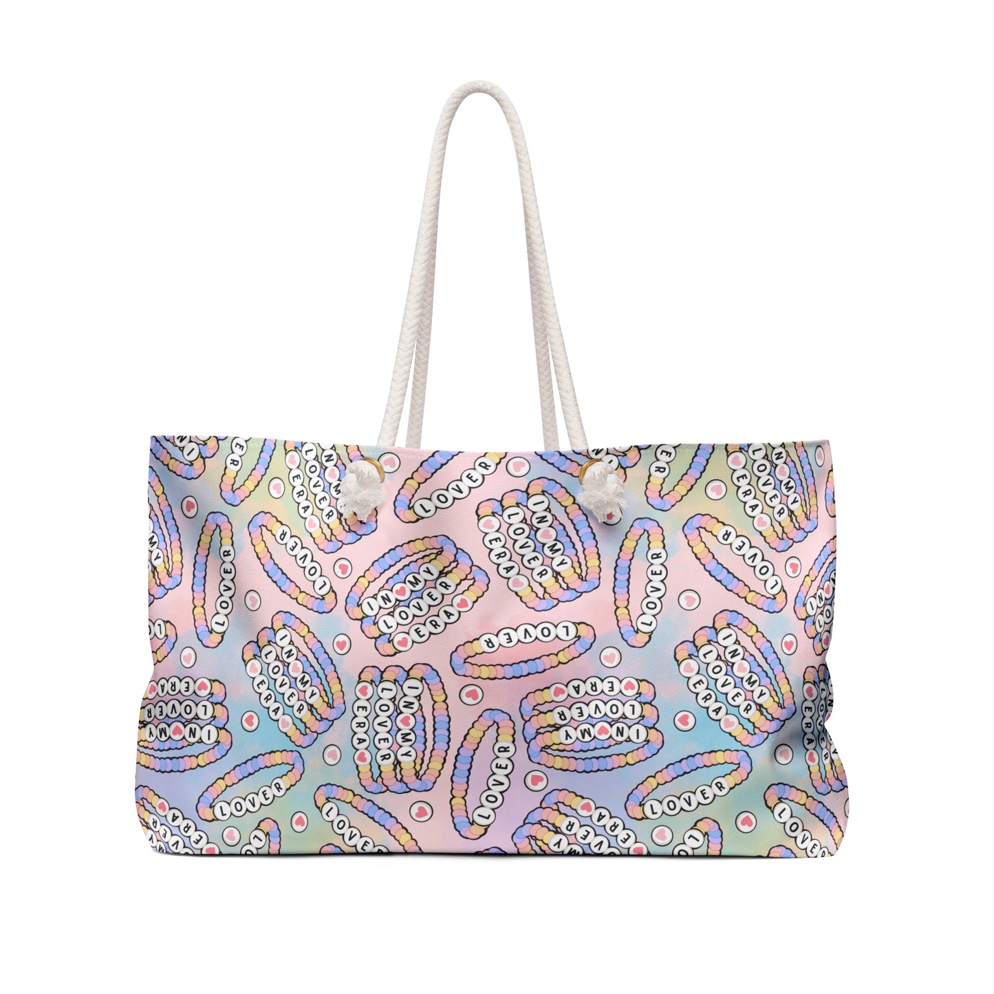 In My Lover Era Weekender Swift Friendship Bracelet Tote Bag - Latchkey