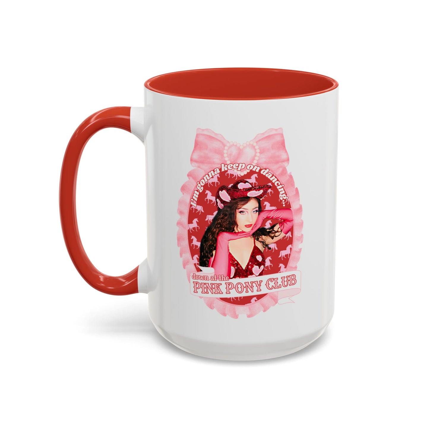Coffee Mug - Pink Pony Club Lyrics (11 or 15oz) - Latchkey