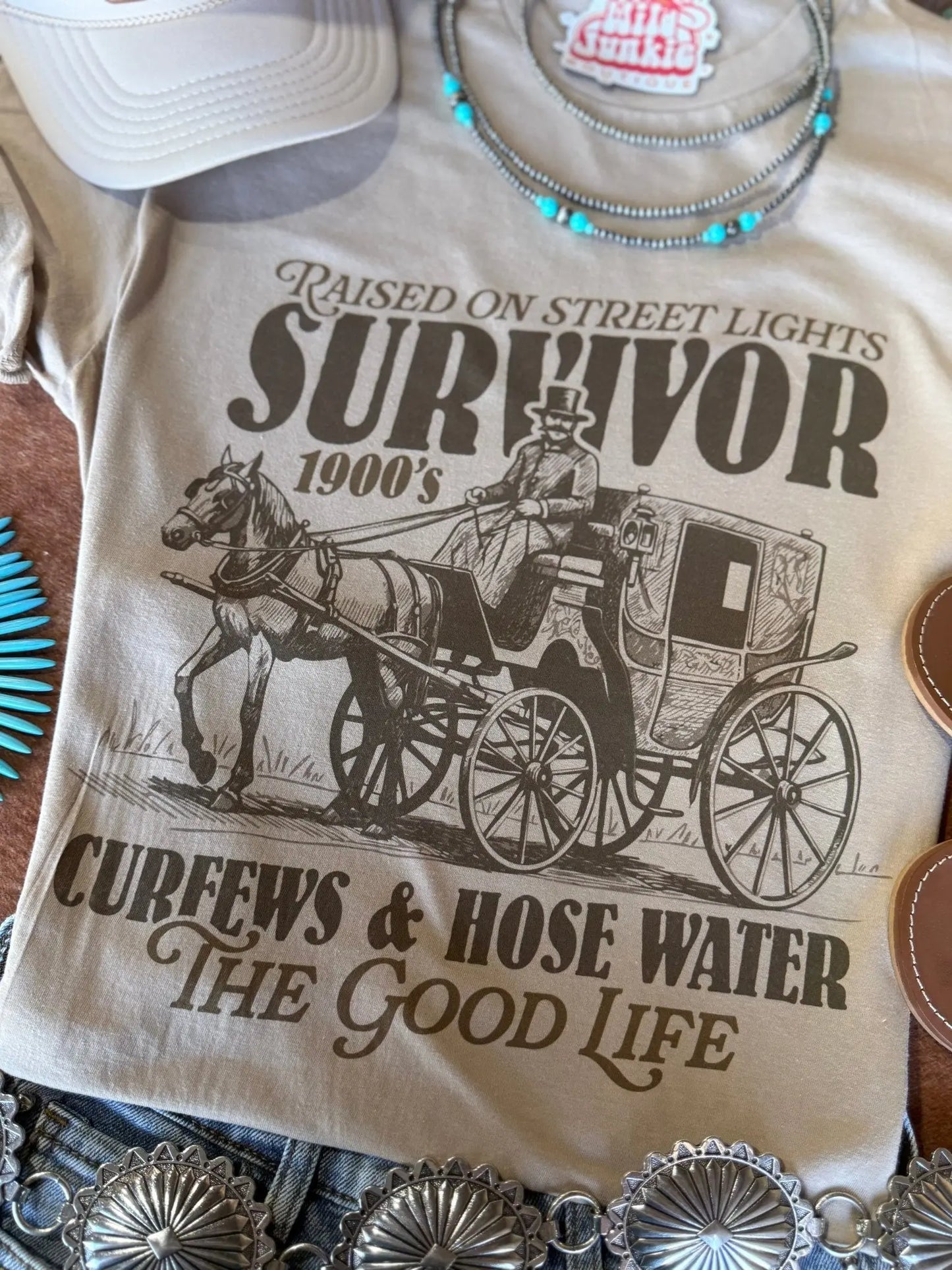 1900's Survivor Graphic Tee Wild Junkie