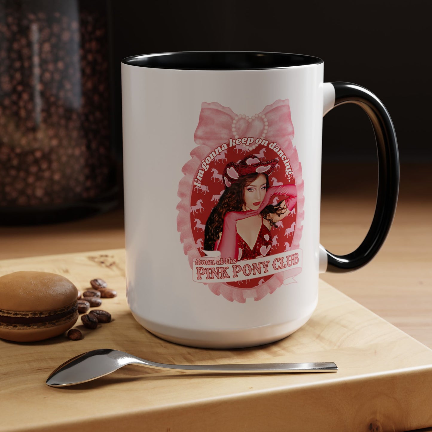 Coffee Mug - Pink Pony Club Lyrics (11 or 15oz) - Latchkey