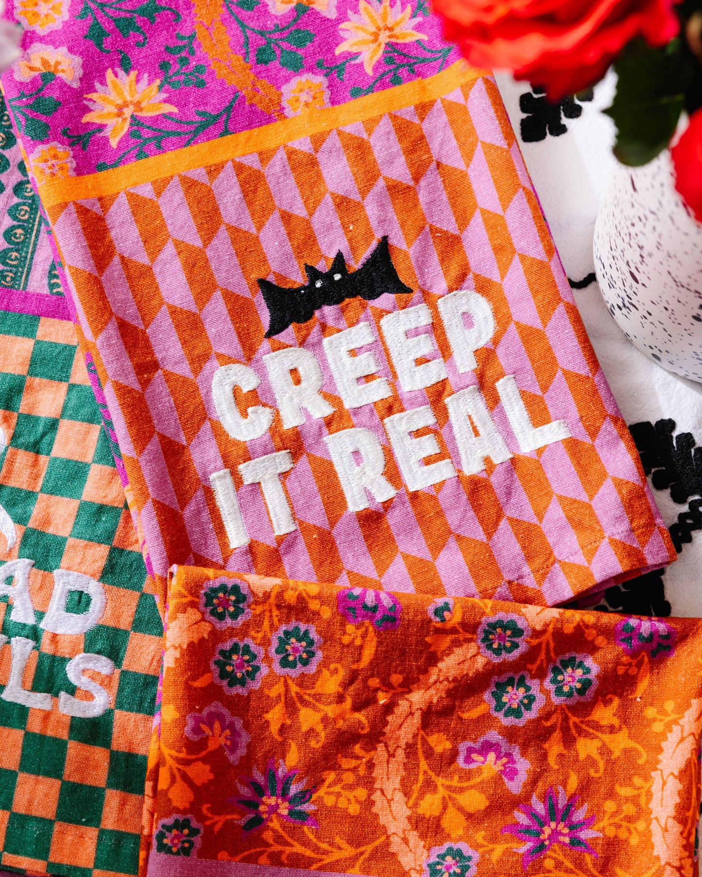 Creep It Real Dish Towel