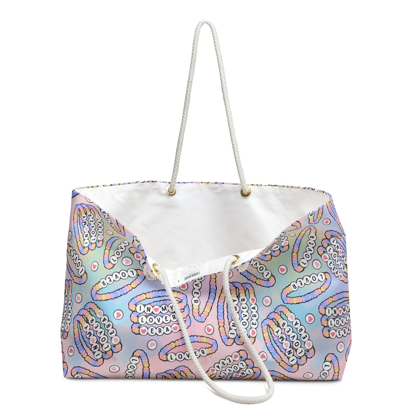 In My Lover Era Weekender Swift Friendship Bracelet Tote Bag - Latchkey