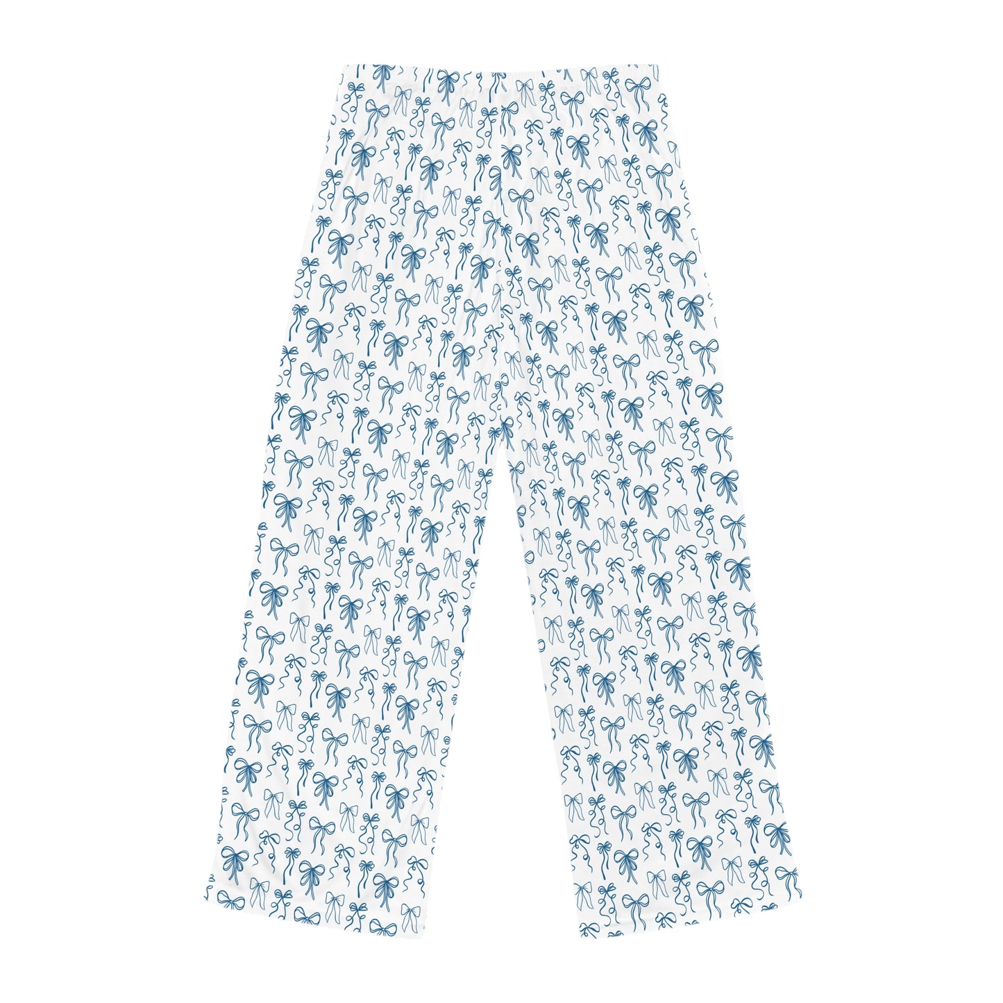 Something Blue Coquette Bow Patterned Women's Pajama Pants - Latchkey