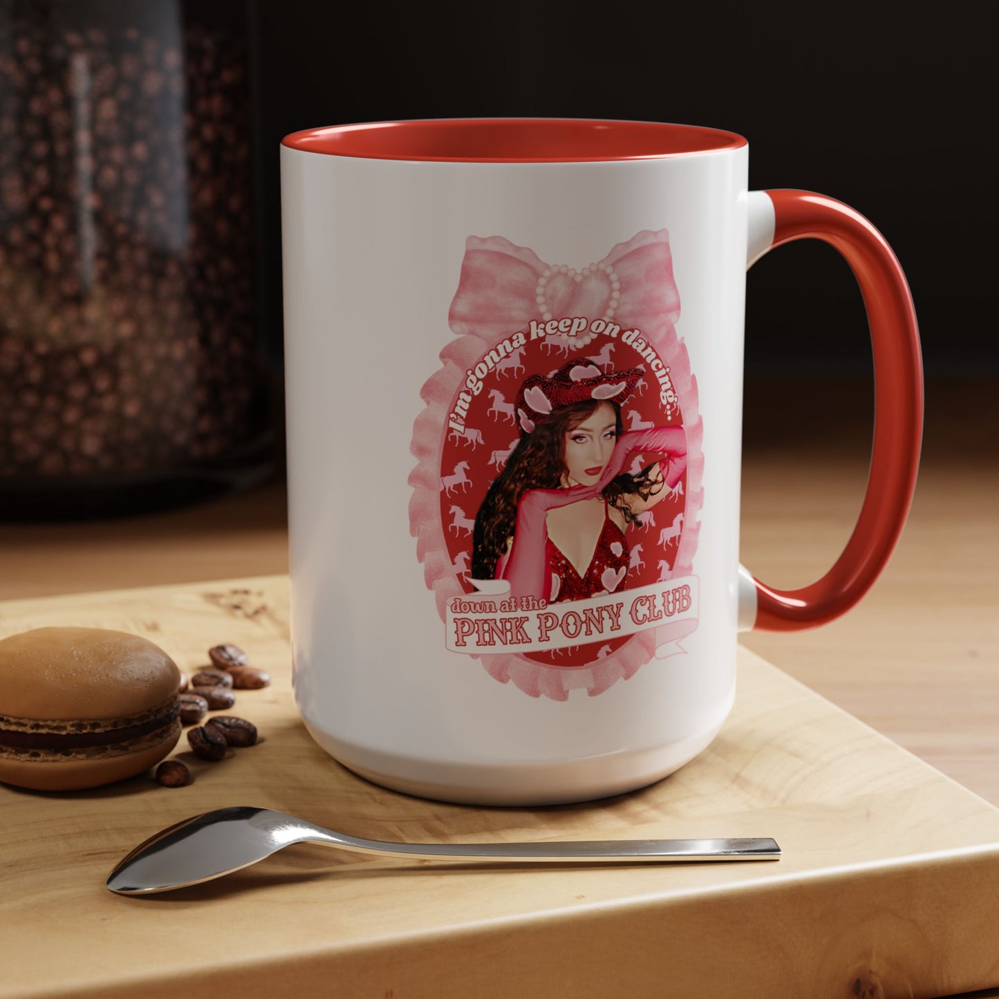 Coffee Mug - Pink Pony Club Lyrics (11 or 15oz) - Latchkey
