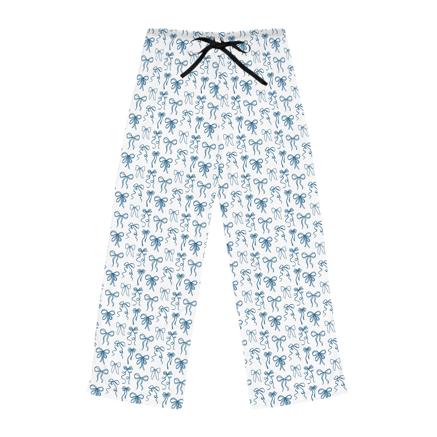 Something Blue Coquette Bow Patterned Women's Pajama Pants - Latchkey