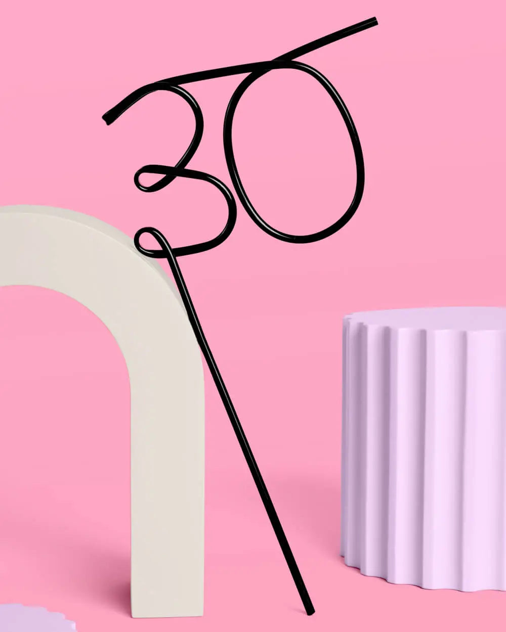 30 XL Straw - XL matte black straw xo, Fetti