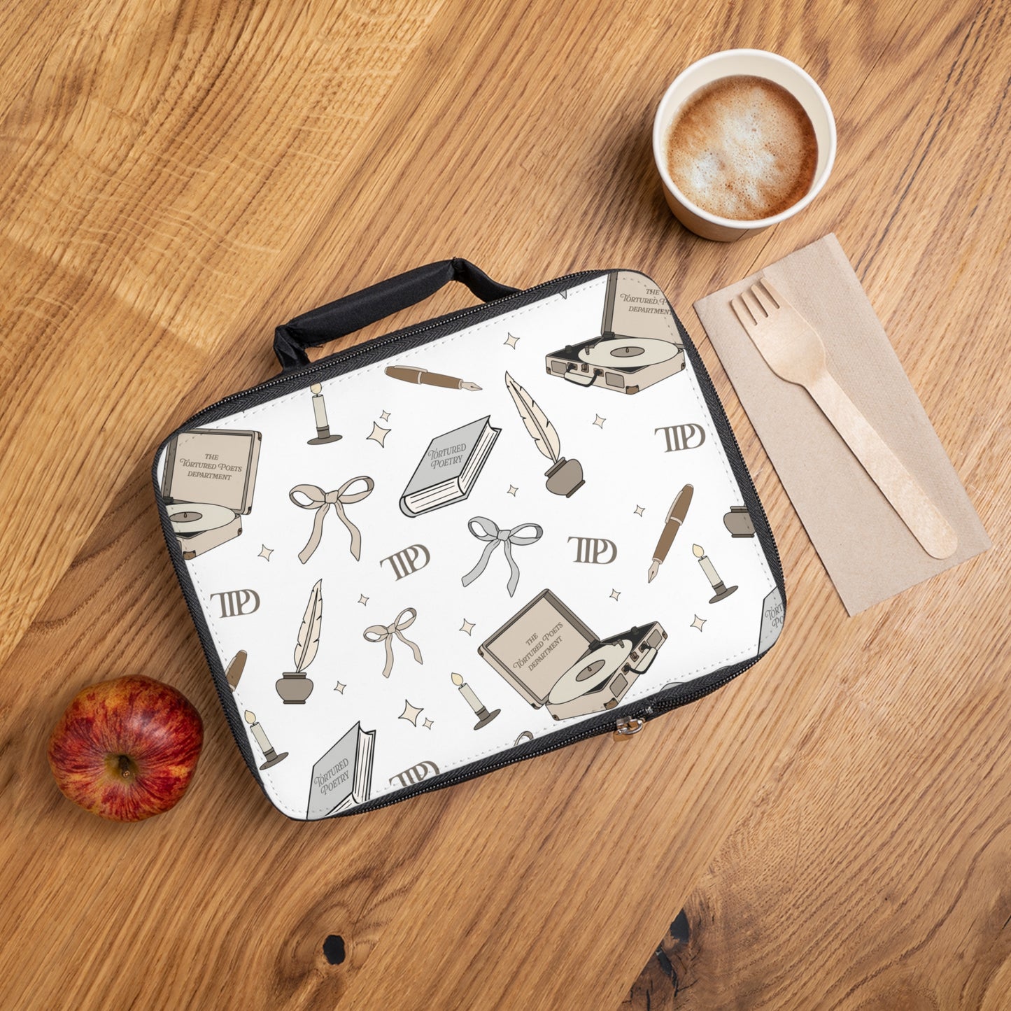 Tortured Poets Era Lunch Bag Swift TTPD Back to School Lunch box - Latchkey
