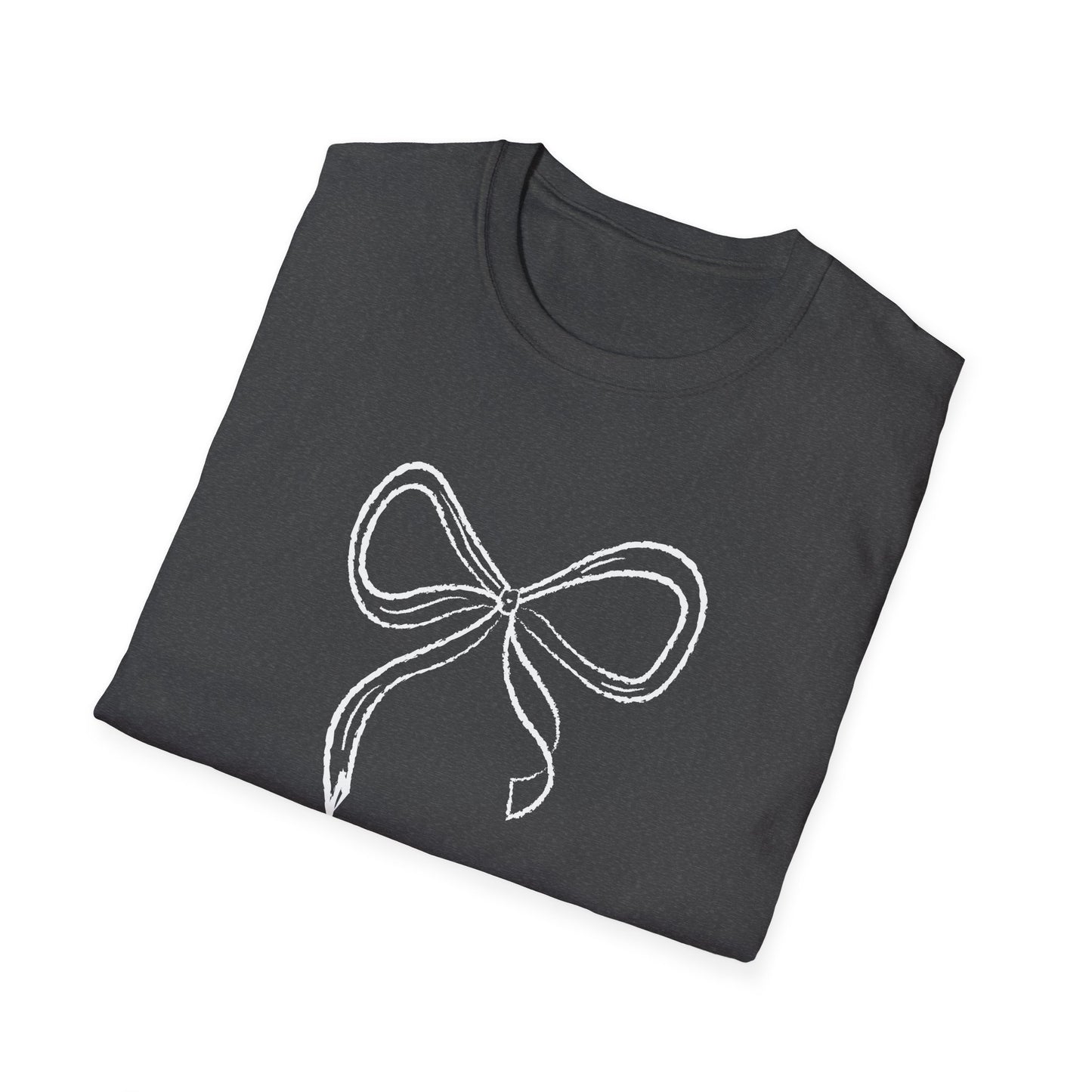 Coquette Bow Softstyle T-Shirt for Valentines and Brides - Latchkey