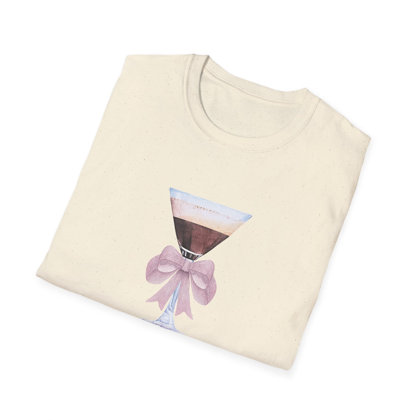 Espresso Martini Coquette Bow Softstyle T-Shirt - Latchkey