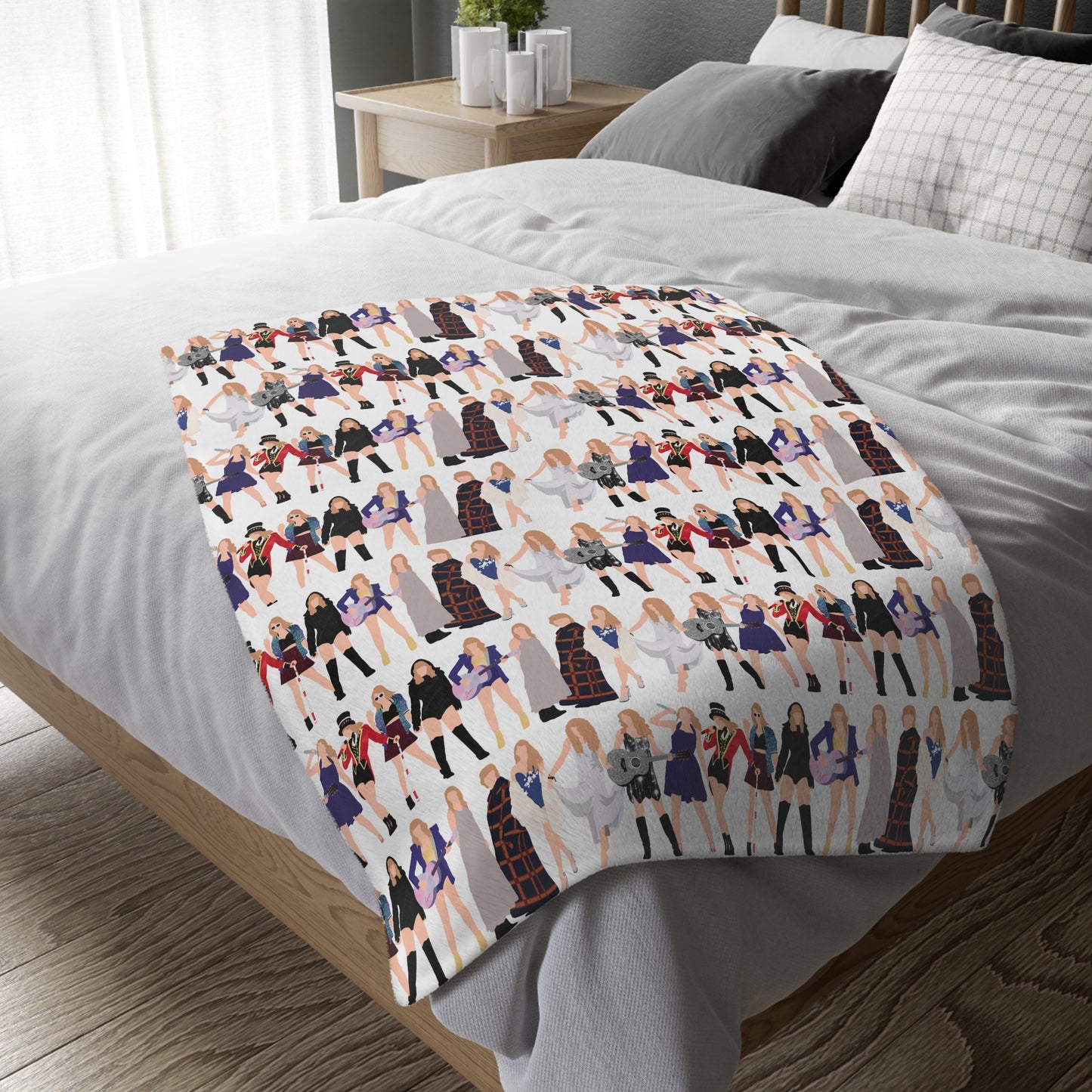 Taylor Eras Velveteen Minky Blanket (Two-sided print) - Latchkey