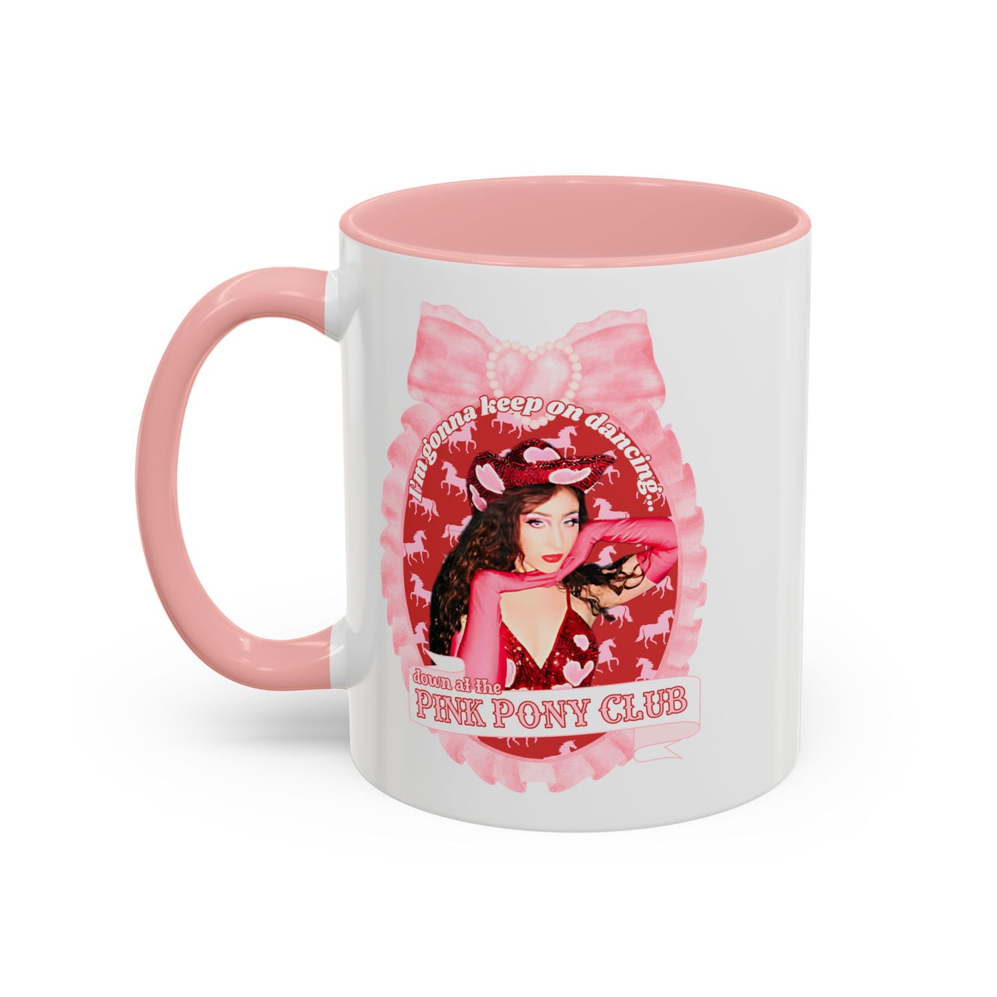 Coffee Mug - Pink Pony Club Lyrics (11 or 15oz) - Latchkey