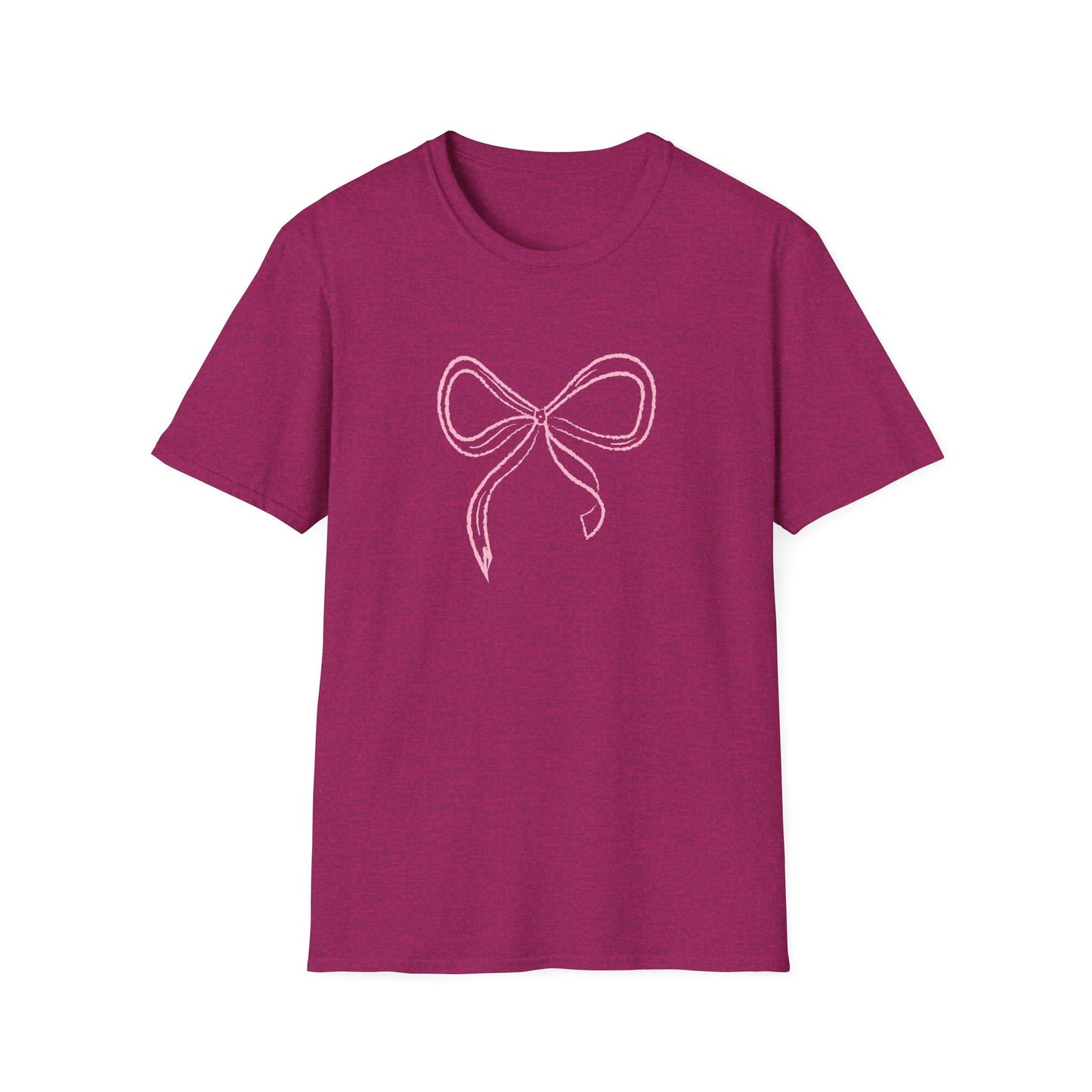 Pretty in Pink Coquette Bow Softstyle T-Shirt - Latchkey