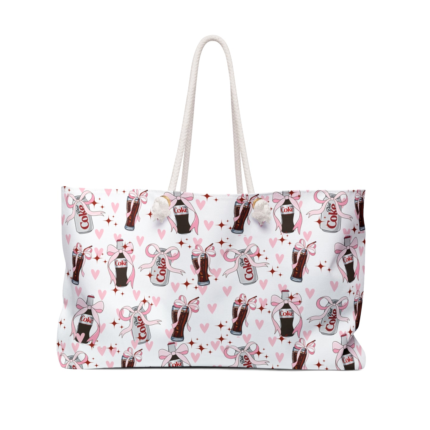 Weekender Bag - Diet Coke Coquette Bow Print - Latchkey