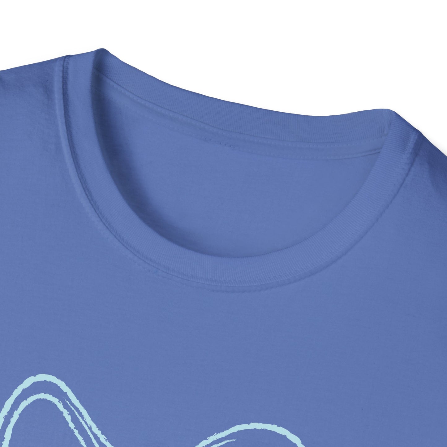 Something Blue Coquette Bow Softstyle T-Shirt - Latchkey