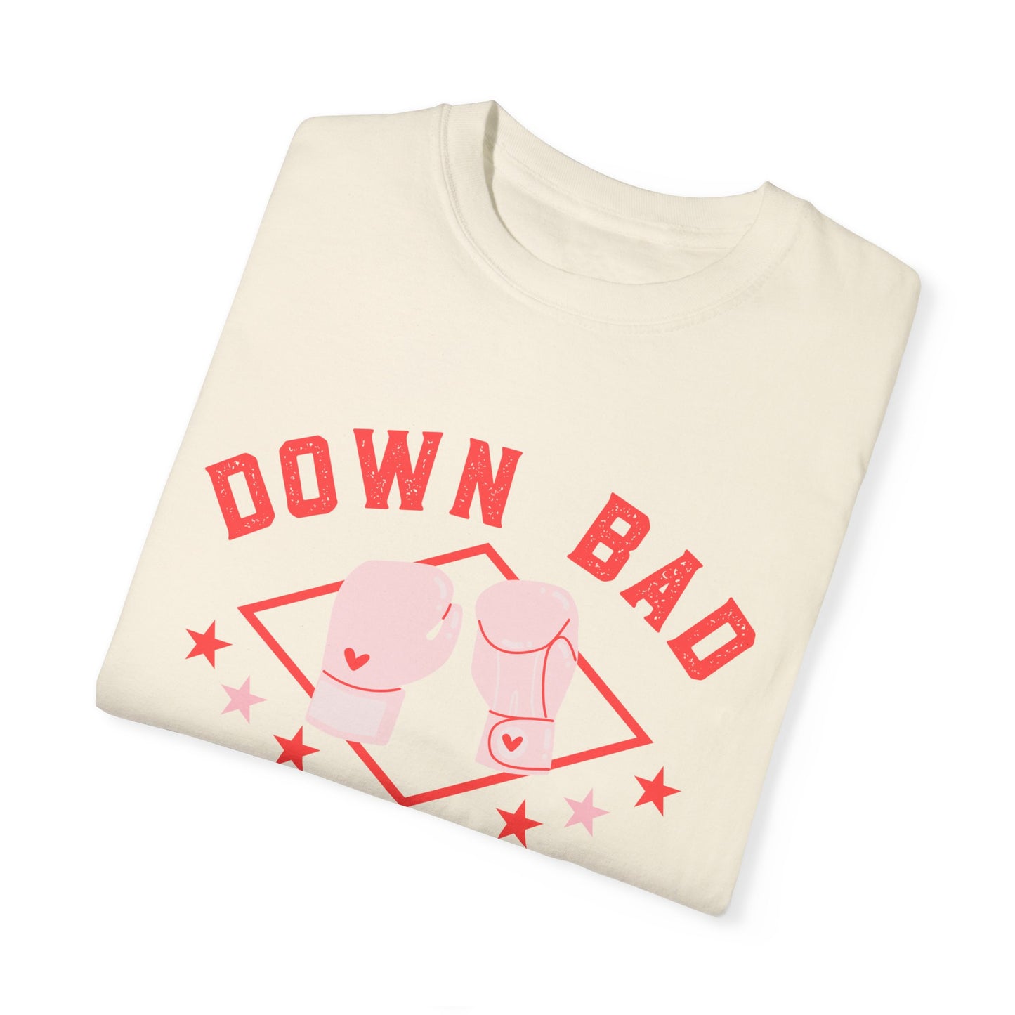 Down Bad Boxing Gloves Garment-Dyed T-shirt - Latchkey