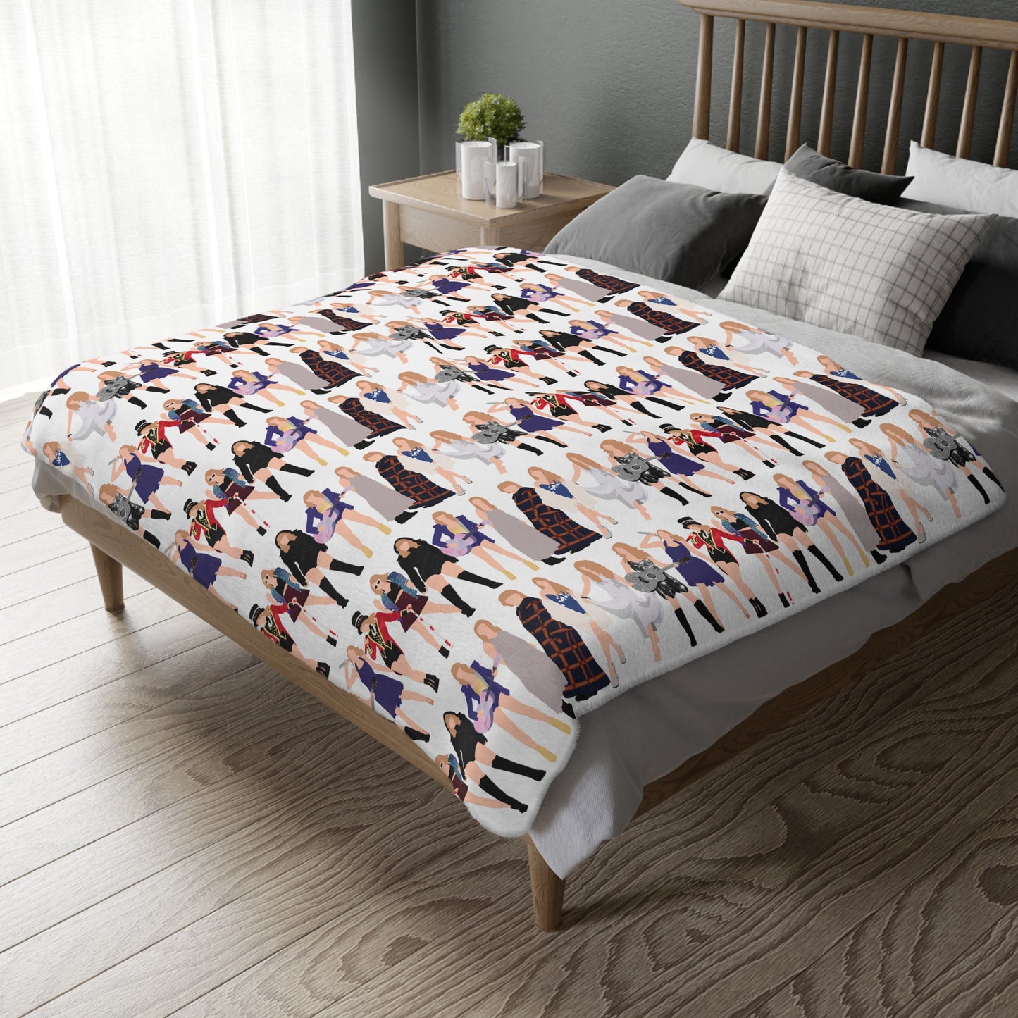 Taylor Eras Velveteen Minky Blanket (Two-sided print) - Latchkey