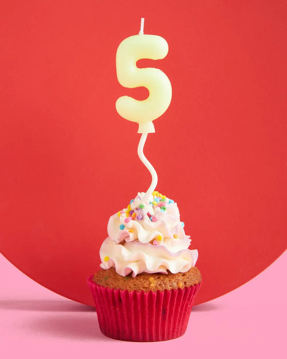 #5 Birth-YAY Candle - pastel bubble candle xo, Fetti