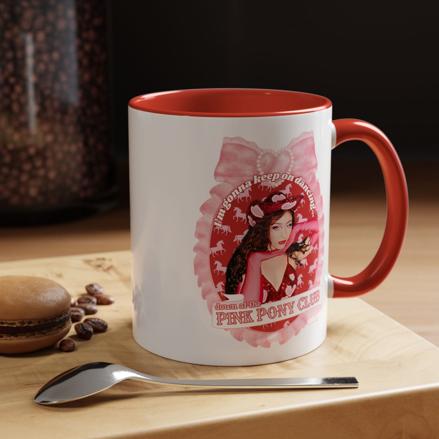Coffee Mug - Pink Pony Club Lyrics (11 or 15oz) - Latchkey