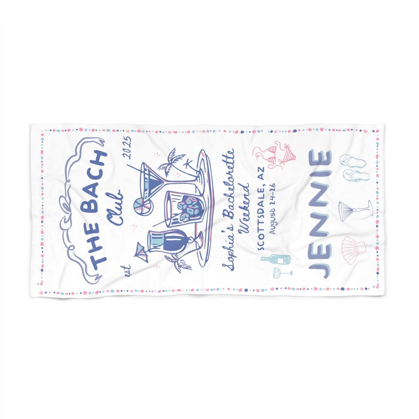 CUSTOM Bach Club Beach Towel - Latchkey