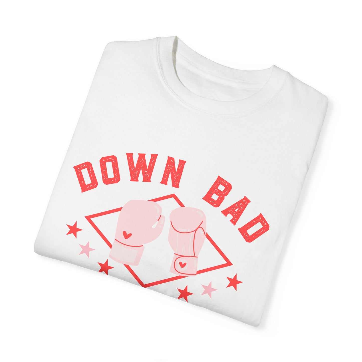 Down Bad Boxing Gloves Garment-Dyed T-shirt - Latchkey