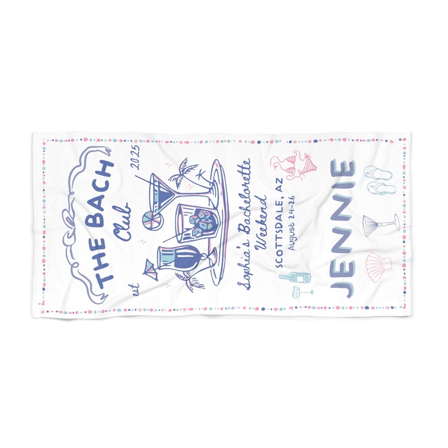 CUSTOM Bach Club Beach Towel - Latchkey