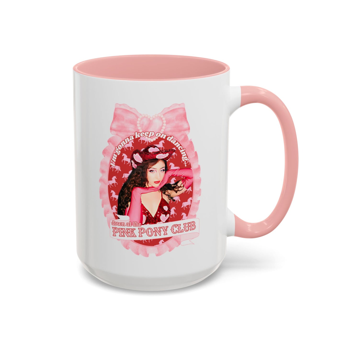 Coffee Mug - Pink Pony Club Lyrics (11 or 15oz) - Latchkey