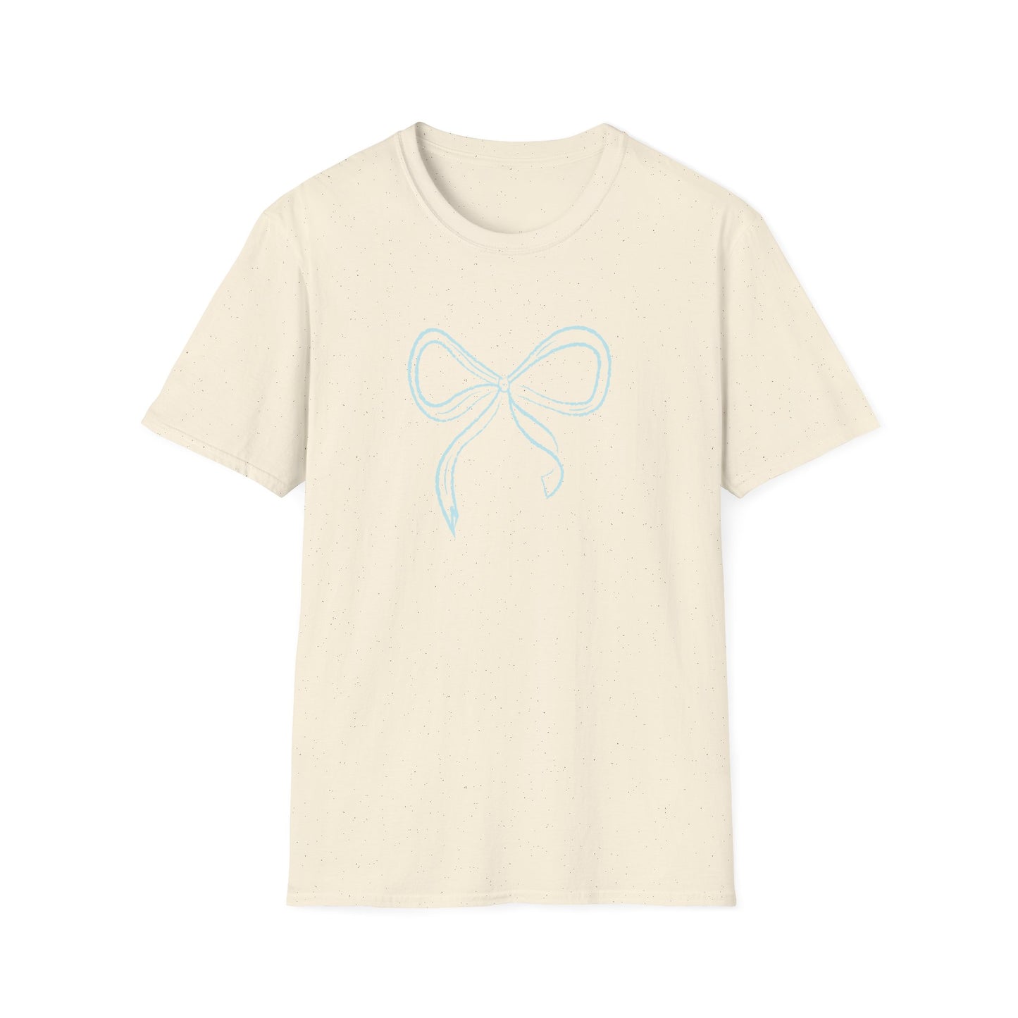 Something Blue Coquette Bow Softstyle T-Shirt - Latchkey