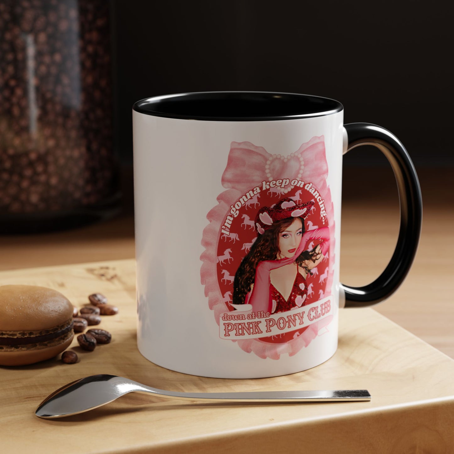 Coffee Mug - Pink Pony Club Lyrics (11 or 15oz) - Latchkey