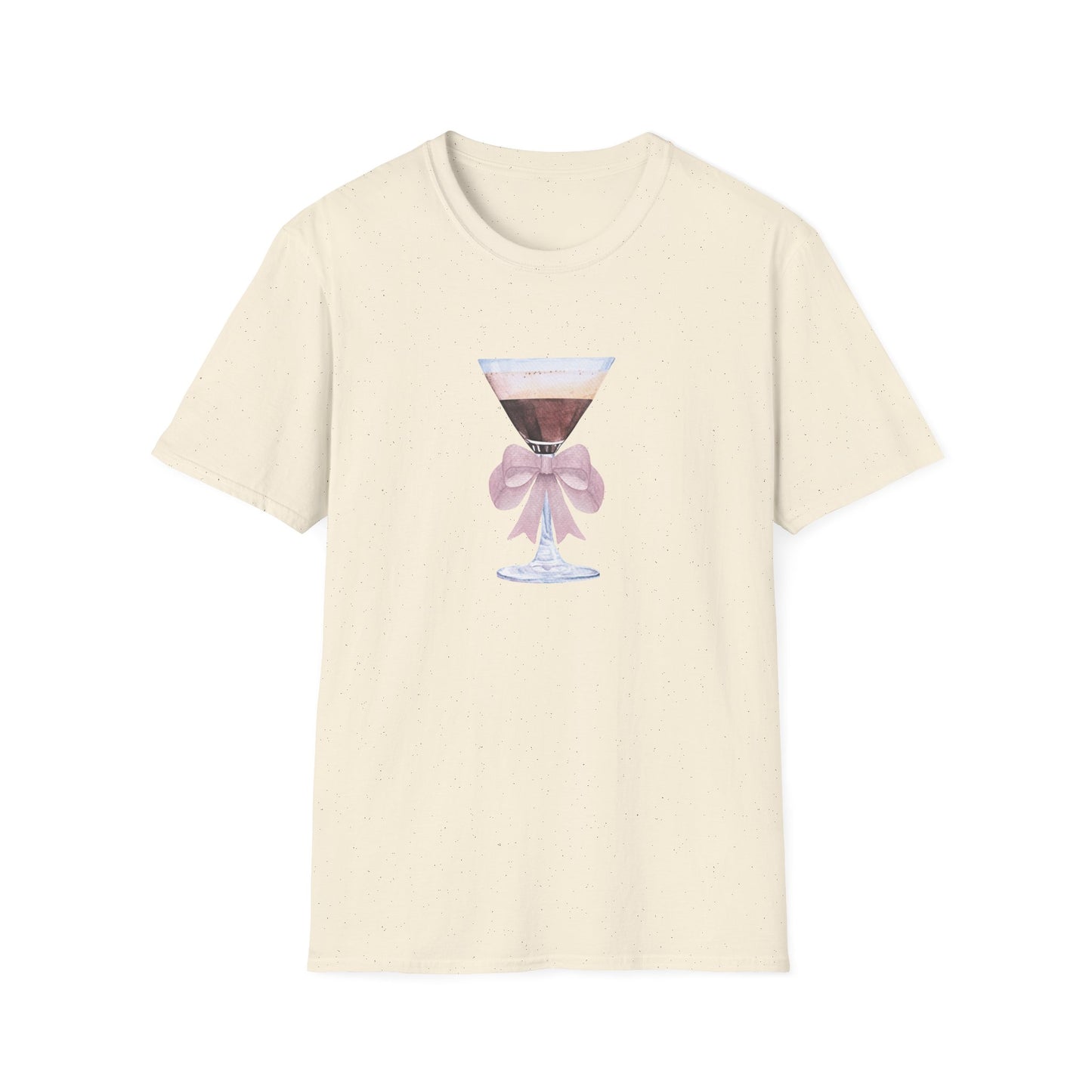Espresso Martini Coquette Bow Softstyle T-Shirt - Latchkey