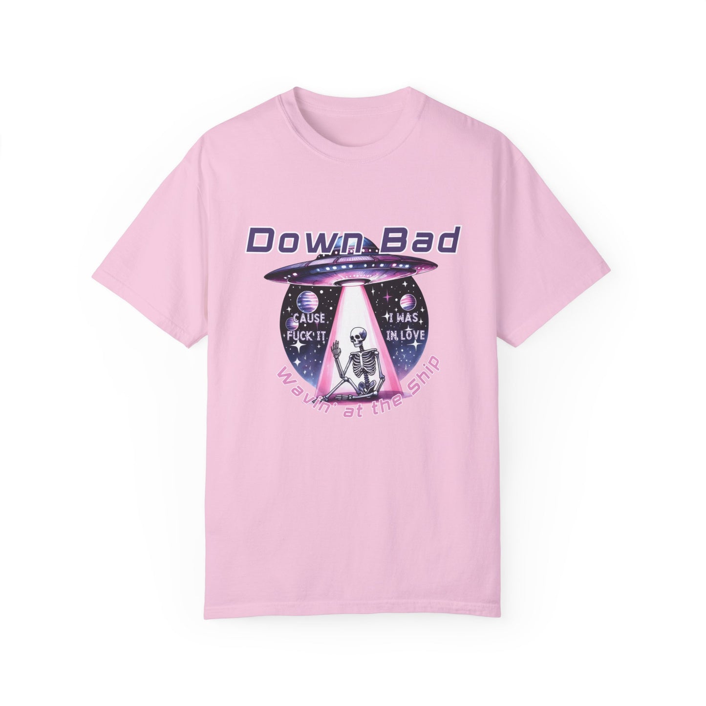 Down Bad Waving at the Ship Garment-Dyed T-shirt - Latchkey