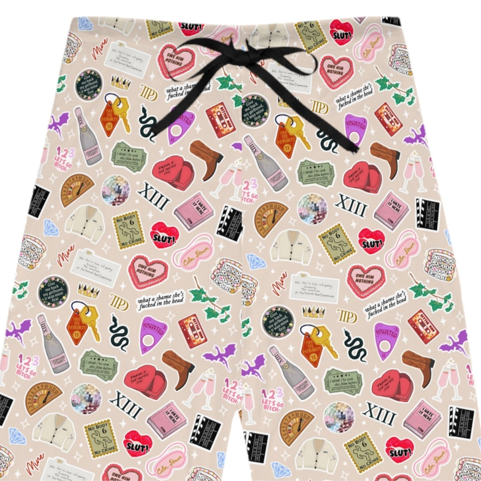 Swift Inspired Eras Tour Pajama Pants for Women - Latchkey