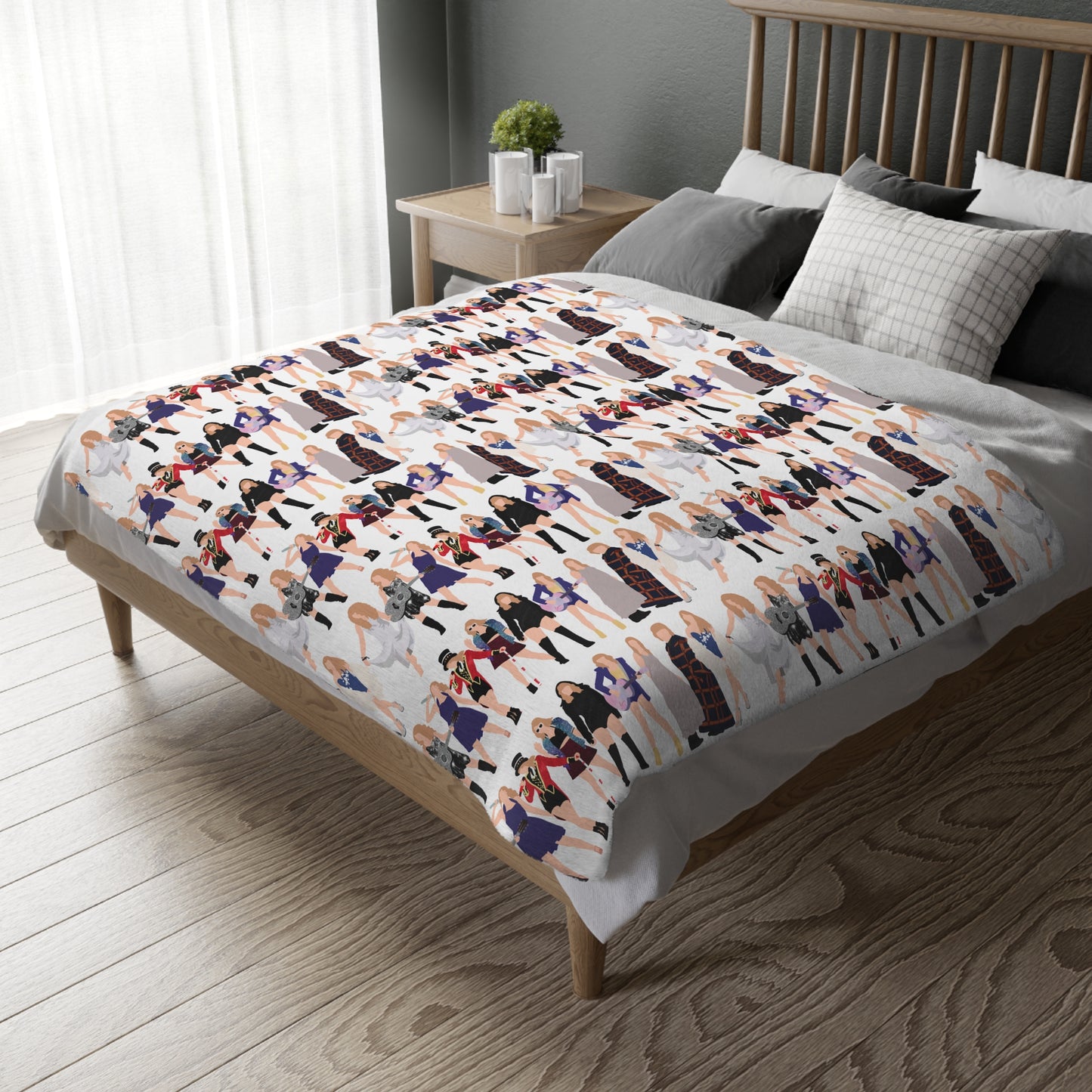 Taylor Eras Velveteen Minky Blanket (Two-sided print) - Latchkey