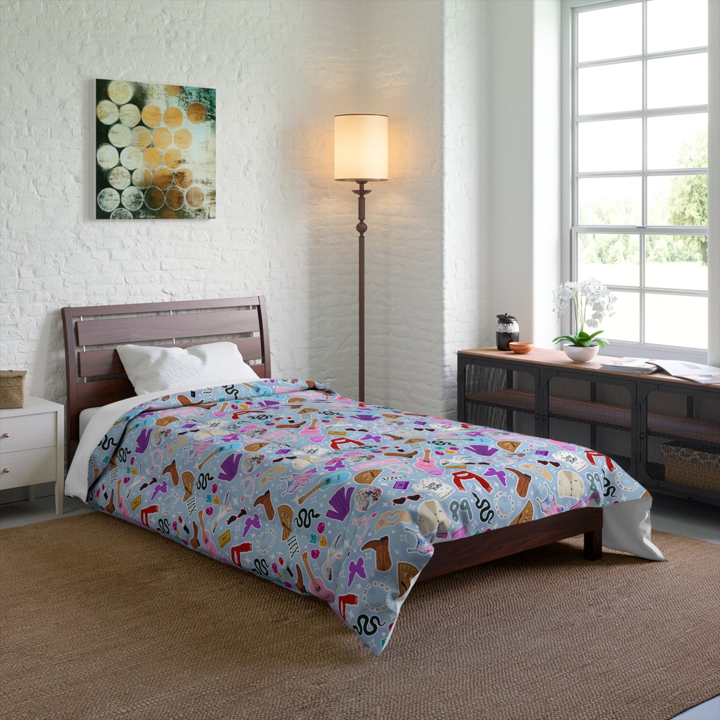 Swift Eras Print Comforter - Latchkey